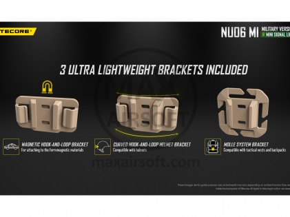 Svetilka NiteCore NU06 MI za Čelado