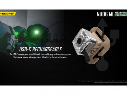 Svetilka NiteCore NU06 MI za Čelado