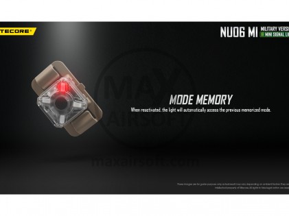 Svetilka NiteCore NU06 MI za Čelado