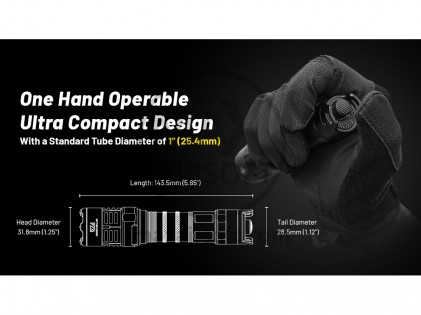 NiteCore P23i Pr&auml;zise taktische Taschenlampe