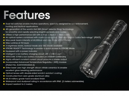 NiteCore SRT6i Taschenlampe