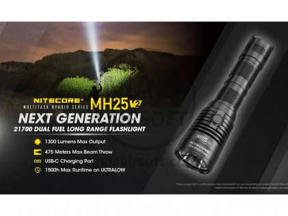 NiteCore MH25 V2 Multi-Task Hybrid-Taschenlampe