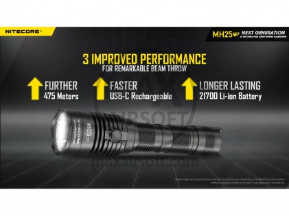 NiteCore MH25 V2 Multi-Task Hybrid-Taschenlampe