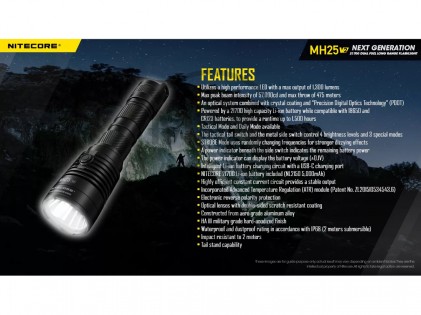 NiteCore MH25 V2 Multi-Task Hybrid-Taschenlampe