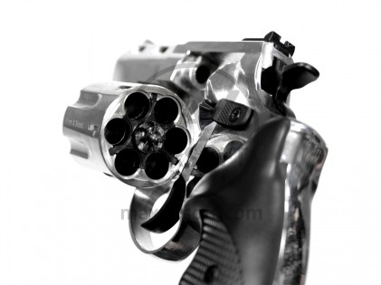 Zoraki R2 3&rdquo; Blank Firing Revolver PTB Chrome 9mm P.A.K.
