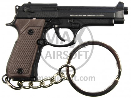 Mini Guns Beretta Brown Key Chain Pistol Model