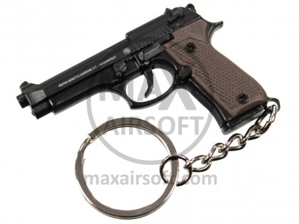 Mini Guns Beretta Brown Key Chain Pistol Model
