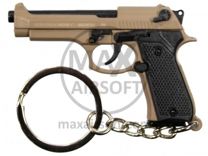 Mini Guns Beretta FDE Key Chain Pistol Model