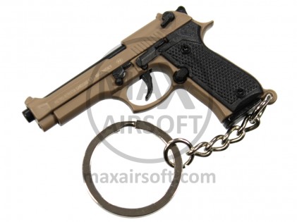 Mini Guns Beretta FDE Key Chain Pistol Model