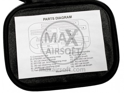 14 Piece Weapon Cleaning Kit
