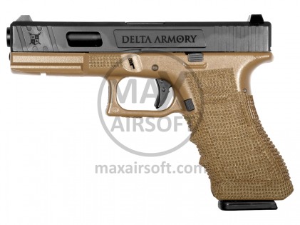 Delta Armory P02 Tan GBB Pistol (DA-P02-TAN)