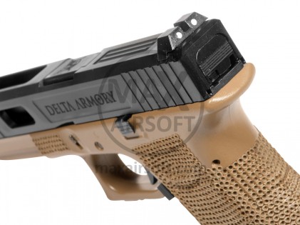 Delta Armory P02 Tan GBB Pistol (DA-P02-TAN)
