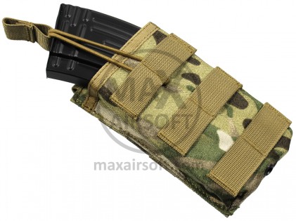 Delta Armory MOLLE SR25 Magazine Pouch Open MC
