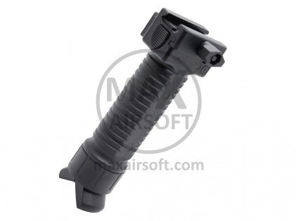 Guerilla Tactical Retractable Bipod Foregrip with RIS Black