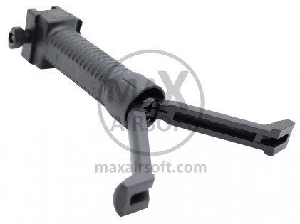 Guerilla Tactical Retractable Bipod Foregrip with RIS Black