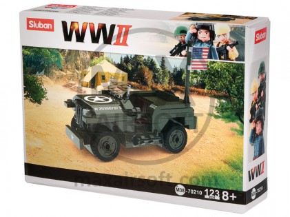 Sluban WW2 Jeep 70210