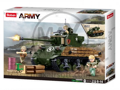 Sluban Medium Tank 2in1 B1110