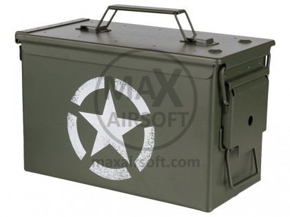 Kutija Ammo Box 50Cal 100Rnd US Army Star