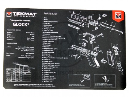 Podloga za Pi&scaron;tolj TekMat za Glock