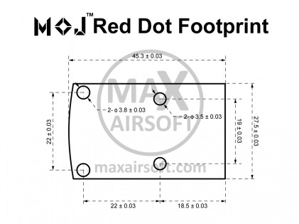 Vector Optics Frenzy-X 1x22x26 MOS MRT Pistolen Rotpunktvisier