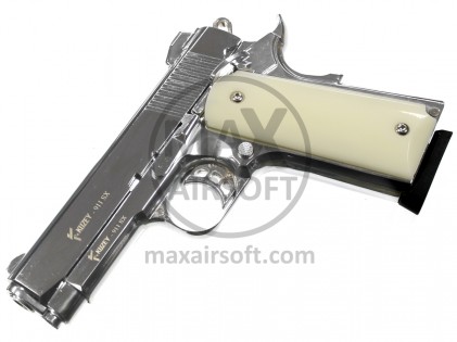 Kuzey 911SX Blank Firing Pistol Chrome 9mm P.A.K.