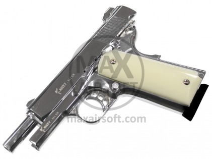 Kuzey 911SX Blank Firing Pistol Chrome 9mm P.A.K.