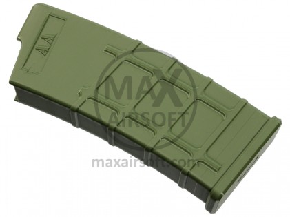 Magazine Style Battery Storage Case AA x12 Olive
