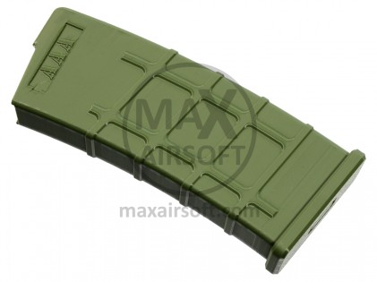 Magazine Style Battery Storage Case AAA x24 Olive