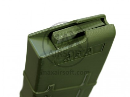 Magazine Style Battery Storage Case AAA x24 Olive