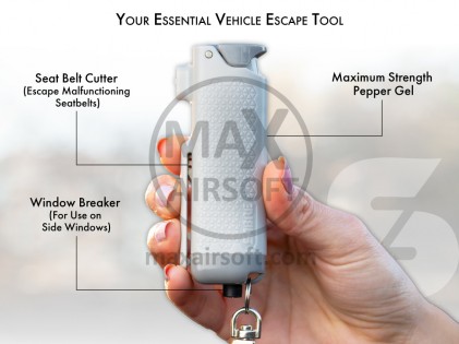 Suzavac Sabre Safe Escape 3-u-1 Gel Crni
