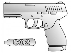 CO2 Powered Airsoft Gas Non Blowback Pistols (CO2 NBB Pistols)