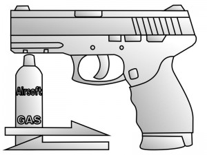 Airsoft Trzajne Pištole na Plin (GBB Pištole)