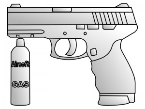 Airsoft Netrzajne Pištole na Plin (NBB Pištole)
