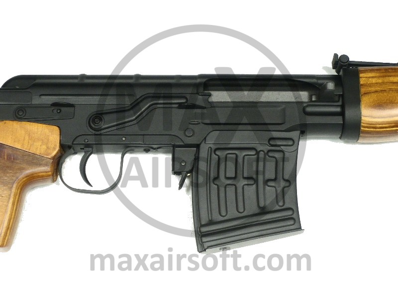 SVD Dragunov Wood Airsoft Sniper Rifle A&K Sniper Rifles MaxAirsoft
